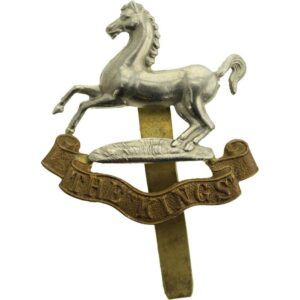 WW1 Kings Liverpool Regiment (King's) Cap Badge - FIRST PATTERN