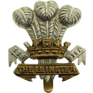 WW1 Leinster Regiment Irish Cap Badge