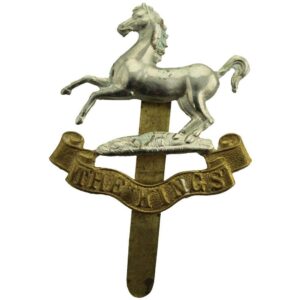 WW1 Kings Liverpool Regiment (King's) Cap Badge - FIRST PATTERN