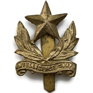 British Imperial Indian Army Intelligence Corps Department India Cap Badge