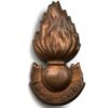 WW2 South African Railway and Harbour Brigade Colonial Collar Badge