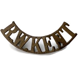 Royal West Kent Regiment RWK Shoulder Title