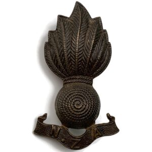 WW1 New Zealand Army Artillery NZA Officers BRONZE Collar Badge