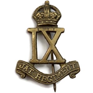 9th Jat Regiment British Imperial Indian Army India Cap Badge