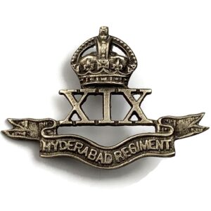 19th Hyderabad Regiment British Imperial Indian Army India Cap Badge