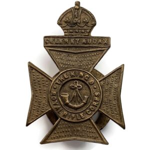 Kings Royal Rifle Corps KRRC Old Comrades Association OCA Veterans Lapel Badge