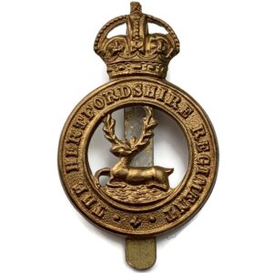 WW1 Hertfordshire Regiment Cap Badge