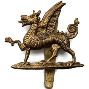 WW1 1st Monmouthshire Regiment Cap Badge - First Pattern