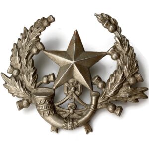 WW1 The Cameronians (Scottish Rifles) Regiment Cap Badge