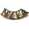 WW1 New Zealand Field Artillery NZFA Army Shoulder Title