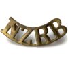 New Zealand Rifle Brigade NZRB Shoulder Title