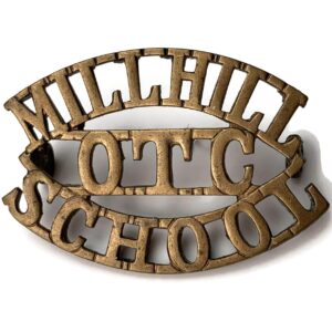 Mill Hill School OTC College Officers Training Corps Shoulder Title