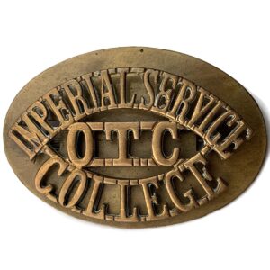 Imperial Service College OTC School Officers Training Corps Shoulder Title