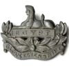 WW2 Gloucestershire Regiment PLASTIC Economy Issue Cap Badge