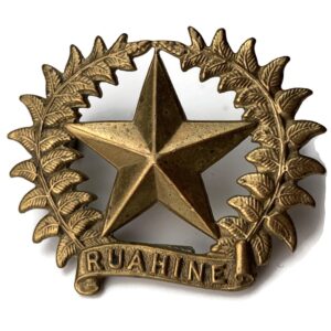 WW1 New Zealand Army 17th Ruahine Regiment Cap Badge