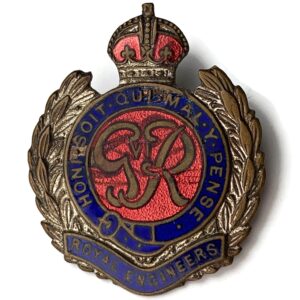 WW2 Royal Engineers Corps ENAMEL Sweetheart Brooch