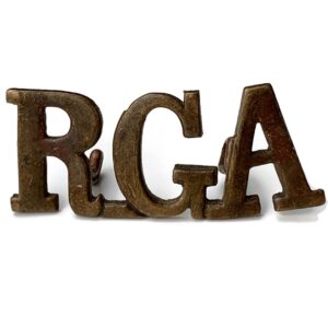 Royal Garrison Artillery RGA Shoulder Title