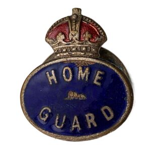 WW2 Home Guard Servicemans Enamel HG Lapel Badge