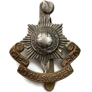 WW2 Royal Sussex Regiment Cap Badge