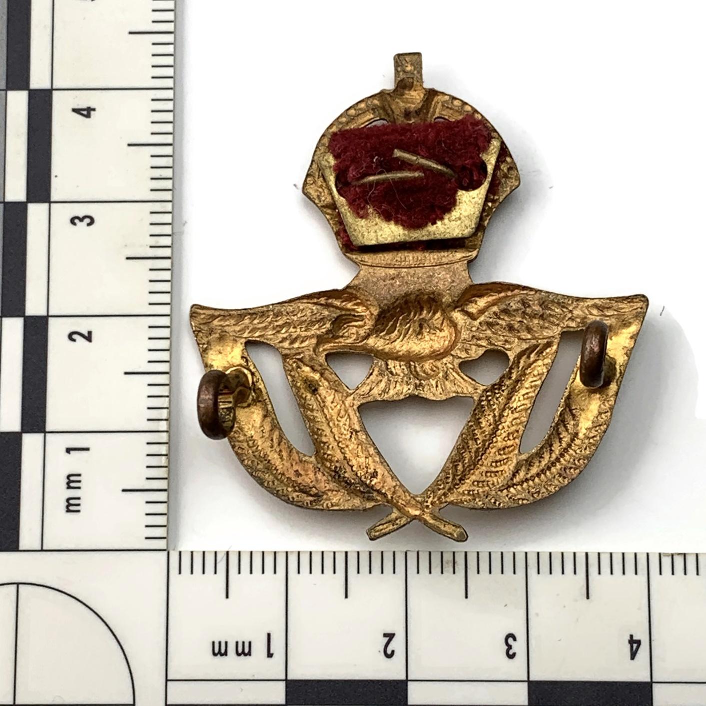 WW2 Royal Air Force RAF WARRANT OFFICERS Cap Badge - SIDE CAP VERSION ...