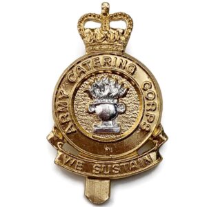 Army Catering Corps ACC Staybrite Anodised Cap Badge - Staybright