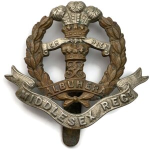 WW1 The Middlesex Regiment Cap Badge