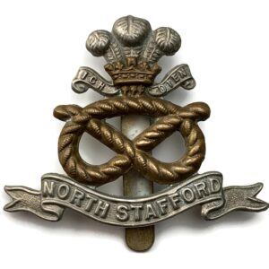 WW2 North Staffordshire (Stafford) Regiment Cap Badge