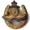 Canadian Field Artillery GOOD LUCK Horse-Shoe CFA Sweetheart Brooch