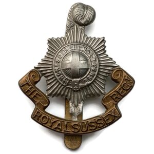 WW2 Royal Sussex Regiment Cap Badge