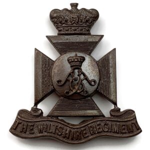 Wiltshire Regiment BRONZE Officers Service Dress Cap Badge