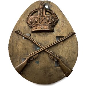 School of Musketry Cap Badge - DUAL CONSTRUCTION