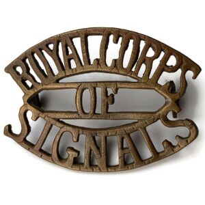 WW2 Royal Corps of Signals RCOS Shoulder Title