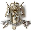 Queens 16th Lancers Staybrite Anodised Cap Badge - Staybright