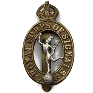 WW2 Royal Corps of Signals RCOS Cap Badge
