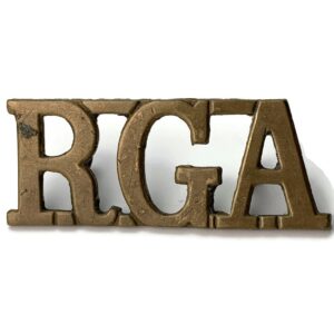 Royal Garrison Artillery RGA Shoulder Title