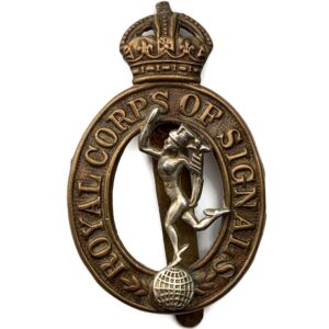 WW2 Royal Corps of Signals RCOS Cap Badge