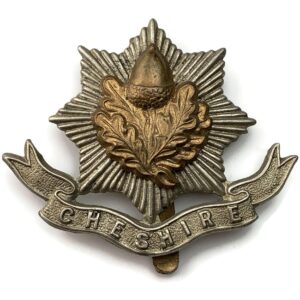 WW1 Cheshire Regiment Cap Badge - FIRST PATTERN