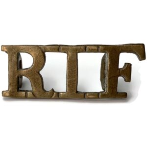 WW1 Royal Irish Fusiliers Regiment RIF Shoulder Title