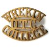 Wrekin College Shropshire OTC Officers Training Corps Shoulder Title
