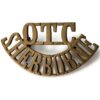 Sherborne School OTC Officers Training Corps College Shoulder Title