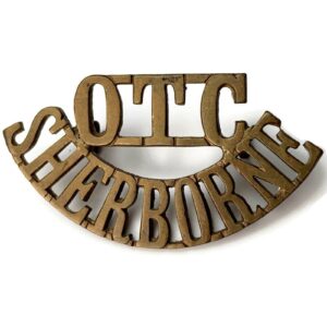 Sherborne School OTC Officers Training Corps College Shoulder Title