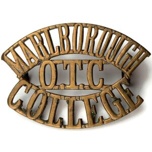 Marlborough College OTC School Officers Training Corps Shoulder Title
