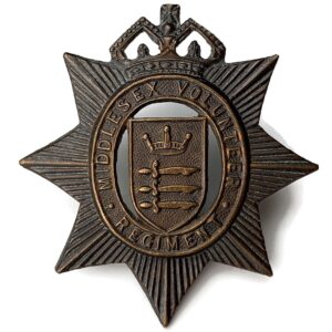 WW1 Middlesex Volunteer Regiment VTC Corps Cap Badge