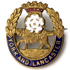 York and Lancaster Regiment Sweetheart Brooch