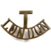 WW1 Territorial Battalion, London Regiment Shoulder Title