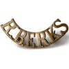 BOER WAR Royal Berkshire Regiment Shoulder Title 1890s-1907 FIRST PATTERN