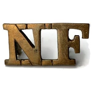 WW1 Northumberland Fusiliers Regiment Shoulder Title