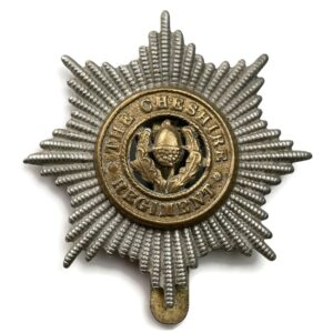 WW2 Cheshire Regiment Cap Badge