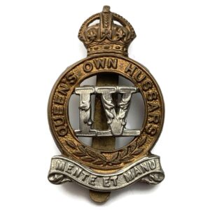 4th Queens Own Hussars Regiment Queen's Cap Badge
