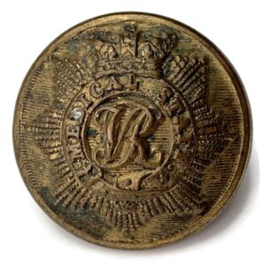VICTORIAN Medical Staff Corps MSC Tunic Button QVC - 25mm